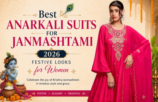 anarkali suits for janmashtami
