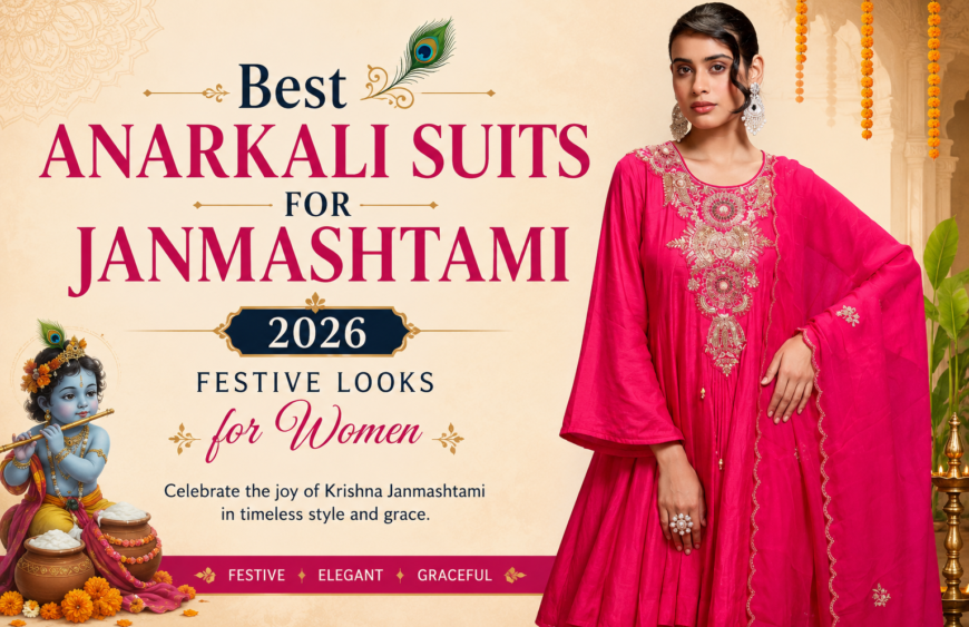 anarkali suits for janmashtami